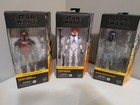 Star Wars Black Series Clone Wars Lot Of 3. Super Commando & 332nd Clone Trooper
