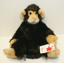 Sigikid Plush 12" Monkey Germany With Tags FAO Schwarz