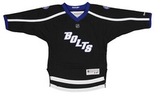 Reebok Tampa Bay Lightning NHL Toddler (2T-4T) Team Replica Jersey, Black