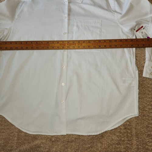 Calvin Klein Long Sleeve Button Down Shirt Men’s Size XL White - Picture 4 of 6