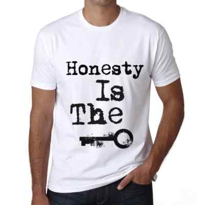 Men's Graphic T-Shirt Honesty Is The Key Eco-Friendly Limited Edition