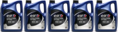 Elf Evolution 900 SXR 5W-40 Motoröl 5x 5 = 25 Liter