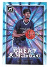 2021-22 Donruss Ziaire Williams #6 Great X-Pectations Teal Laser Holo Rookie