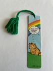 Lot 3 Vintage 1980s Garfield Bookmarks Jim Davis Jogger Eating Rainbow Comics — photo 3