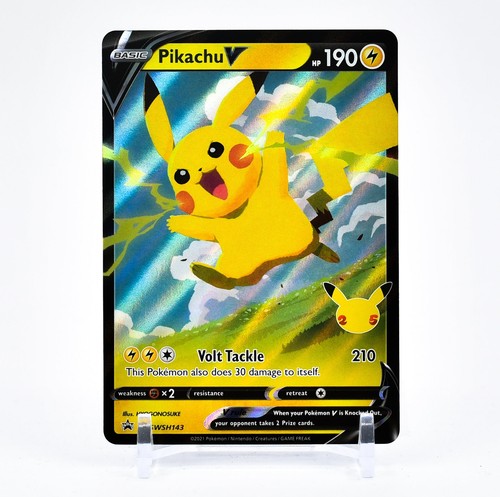 2021 Pokemon SWSH Pikachu V Box Black Star Promo #061 PSA 10 Gem