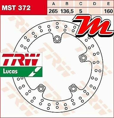 Disques de frein Pour RT pour motocyclette