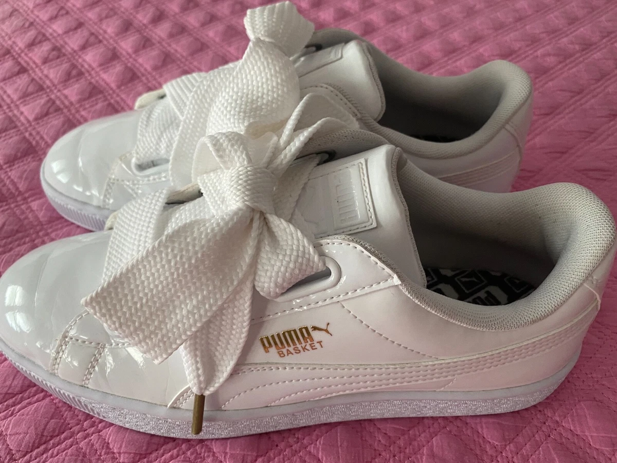 puma vernis blanche