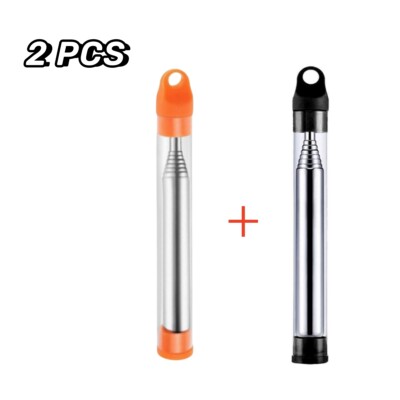 Practical Outdoor Pocket Bellow Collapsible Tool Blow Fire Tube Camping Survival