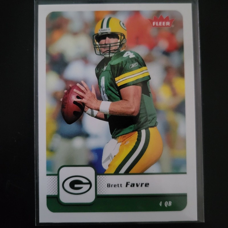 2006 Fleer Football Lot Brett Favre Insert Jonathan Vilma Rc Gerald Riggs Jr. Mi