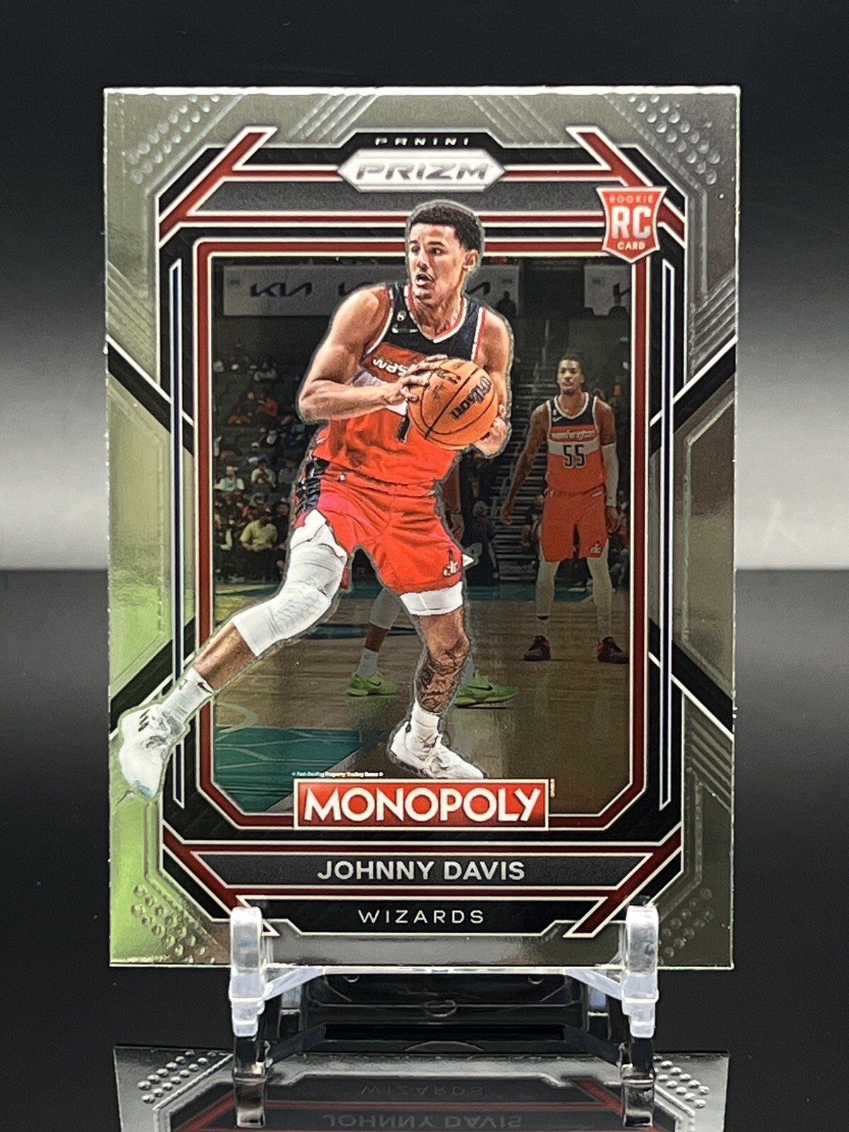 2022-23 Panini Prizm NBA MONOPOLY Johnny Davis #90 Rookie Wizards RC Card