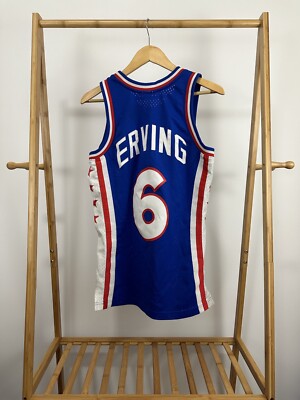 Julius Erving Dr.J 76ers NBA Hardwood Classics Mitchell and Ness