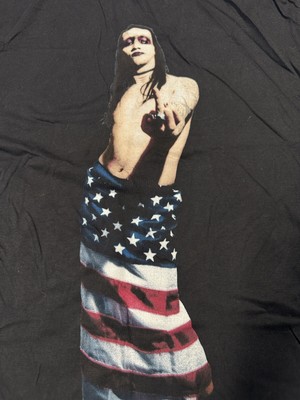 Vintage Marilyn Manson Hello My Name Is Band Tee Shirt | eBay