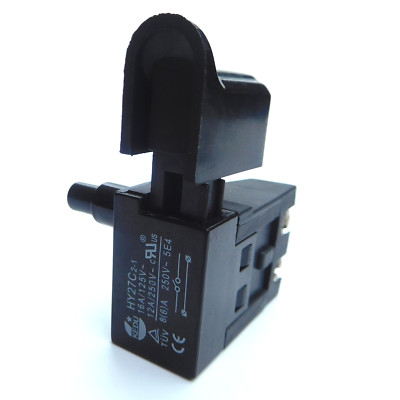 KEDU HY27C2-1 16A/125V 12A/250V Industrial  Lock On Trigger Pushbutton Switches