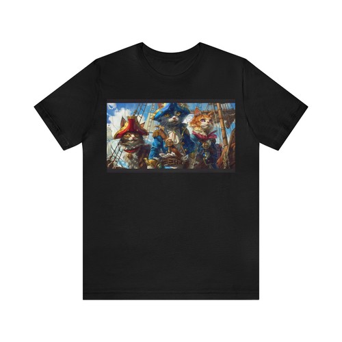 Kitty Cat Pirates Short Sleeve Tee - Picture 3 of 8