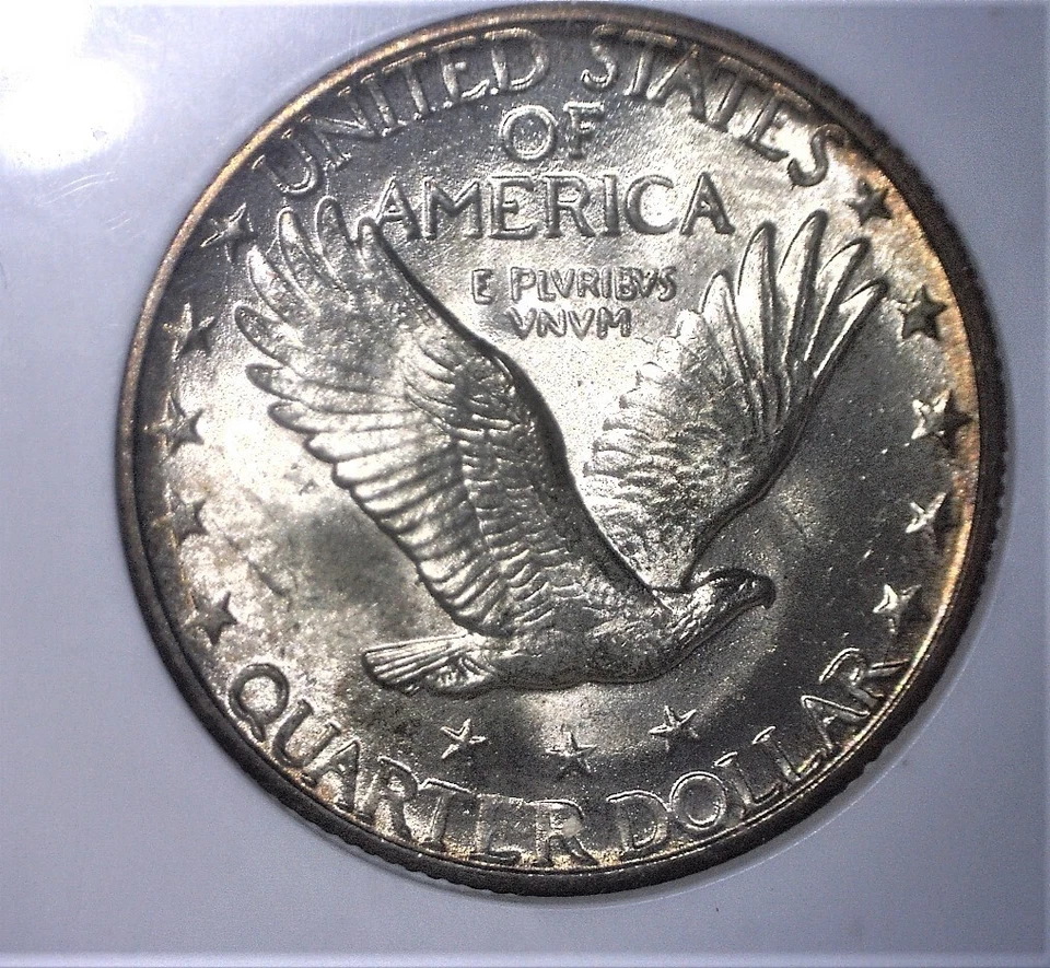 1924 D Standing Liberty Quarter, NGC MS66, Issue Free - Image 4 of 4