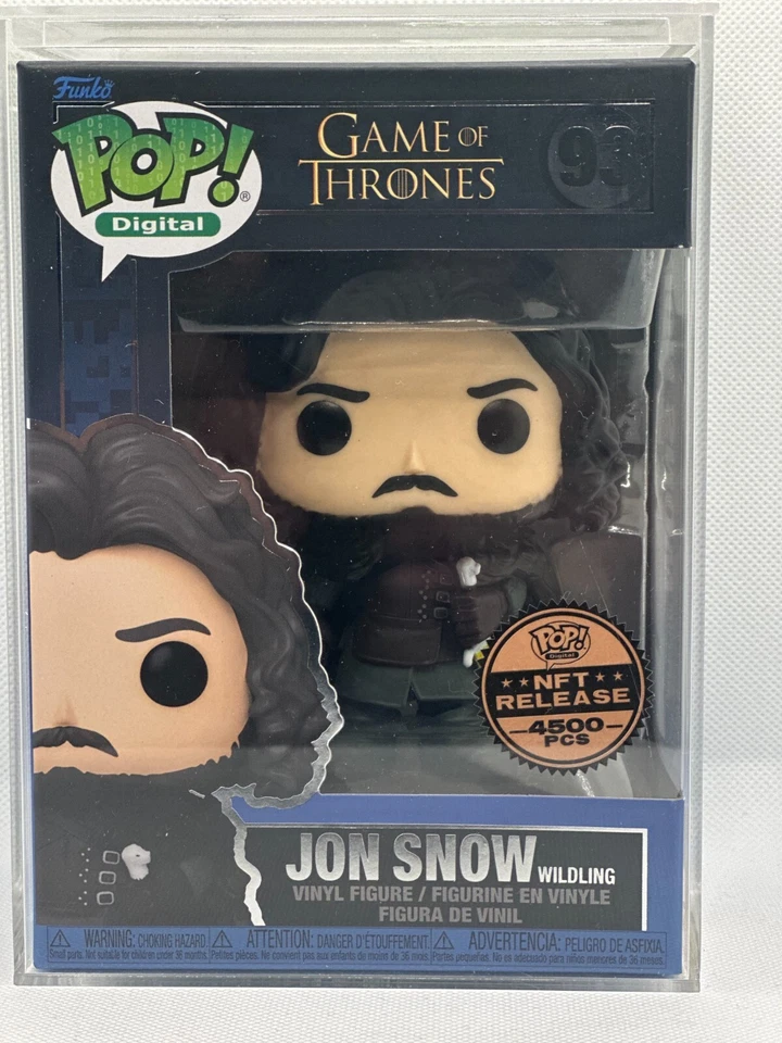 Jon Snow Wildling #93 Royalty - Game of Thrones Digital Funko Pop LTD 4500
