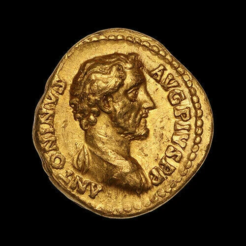Pièces de monnaie antiques de l'empire Romain romains en or