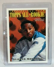 '93 Alonza Mourning Topps Gold 2nd Team All-Rookie Charlotte Hornets
