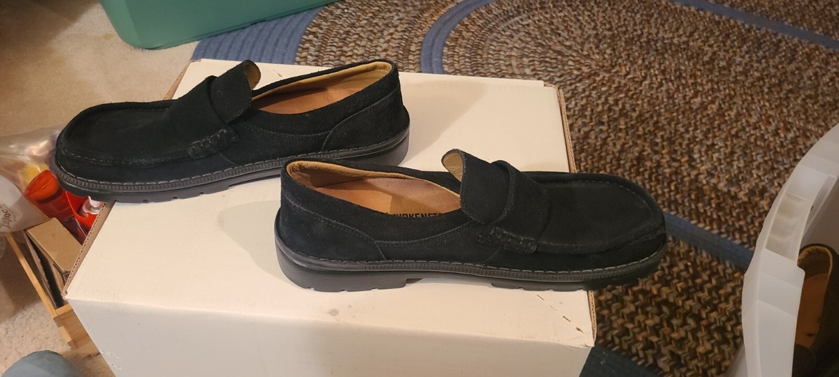 Birkenstock Footprint Suede Loafers Black 11 (EU 44) Narrow  display picture 1