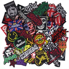 Iron on Patch Band Punk Rock N Roll Reggae HipHop Music Wholesale DIY Random