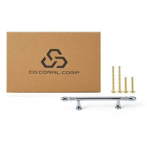 5", 3.8" Hole Spacing Solid Brass Cabinet Pull Drawer Pull in Gold and Chrome - Picture 17 of 20