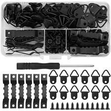 251 Pz Ganci Appendi per Quadri, Set di Gancio a Dente di Sega, Gancio a Parete 