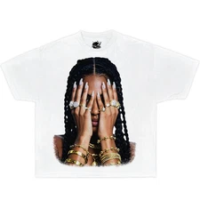 JEWELS Boxy Vintage Shirt Graphic Tee Streetwear Y2K