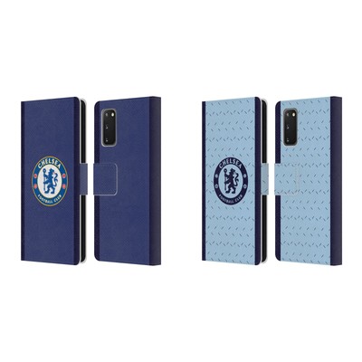 CHELSEA FOOTBALL CLUB 2020/21 KIT LEATHER BOOK FLIP CASE FOR SAMSUNG PHONES 1