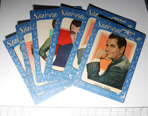 1940s Meyercord Star Cals HOLLYWOOD STAR Decals Glenn Ford and more