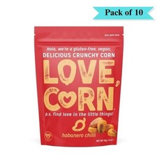 Love Corn Habanero Corn Snack - Pack of 10 (45g each)