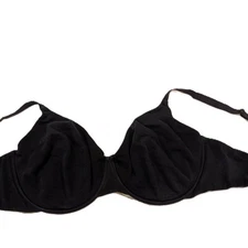 Skims bra Size 46DD Black Underwire Cotton Blend