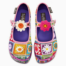 Hot Chocolate Design Floral Mary Jane Flats B...