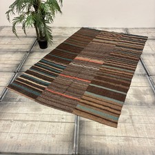 Orientalischer Teppich Vintage 188x302 Gemust...