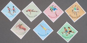 MayfairStamps Albania 1968 Mexico City Olympics Stamps cca_09095