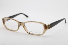 RALPH LAUREN RL 6085 5217 CLEAR BROWN HAVANA AUTHENTIC EYEGLASSES 52-16