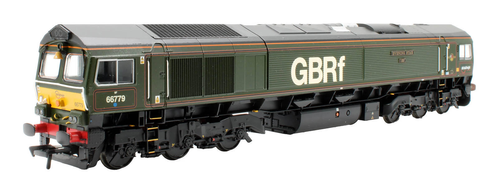 BACHMANN OO 32-983 GBRf CLASS 66 779 'EVENING STAR' STEAM LOCO *LENZ DCC FITTED*
