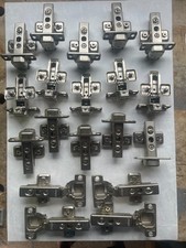 19 IKEA Cabinet Hinges + Mounting Plates & Screws – Kitchen / Wardrobe Hinges