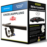 Abnehmbare AnhäNgerkupplung für Mercedes C-Klasse Limousine 07-14 Typ W204 Hook