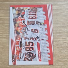 Panini 2022 Score Football Huddle Up Cleveland Browns NFL Card #HU-CLE