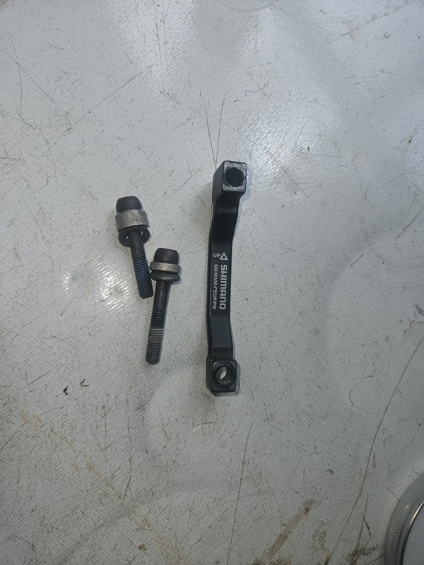 Shimano SM-MA90-F203P/PM Disc Brake Adapter Post Mount to Post Mount 203mm