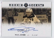 2019-20 Upper Deck Ultimate Collection Rookie Accents 69/99 Max Jones Auto r9d