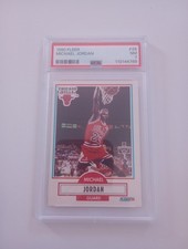 1990 Fleer Basketball #26 Multiple Errors PSA 7 LOGO yellow dot And Corner...