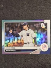 2023 TOPPS BIG LEAGUE GERRIT COLE #WR-16 SILVER FOIL WRAPPER REDEMPTION SP /199