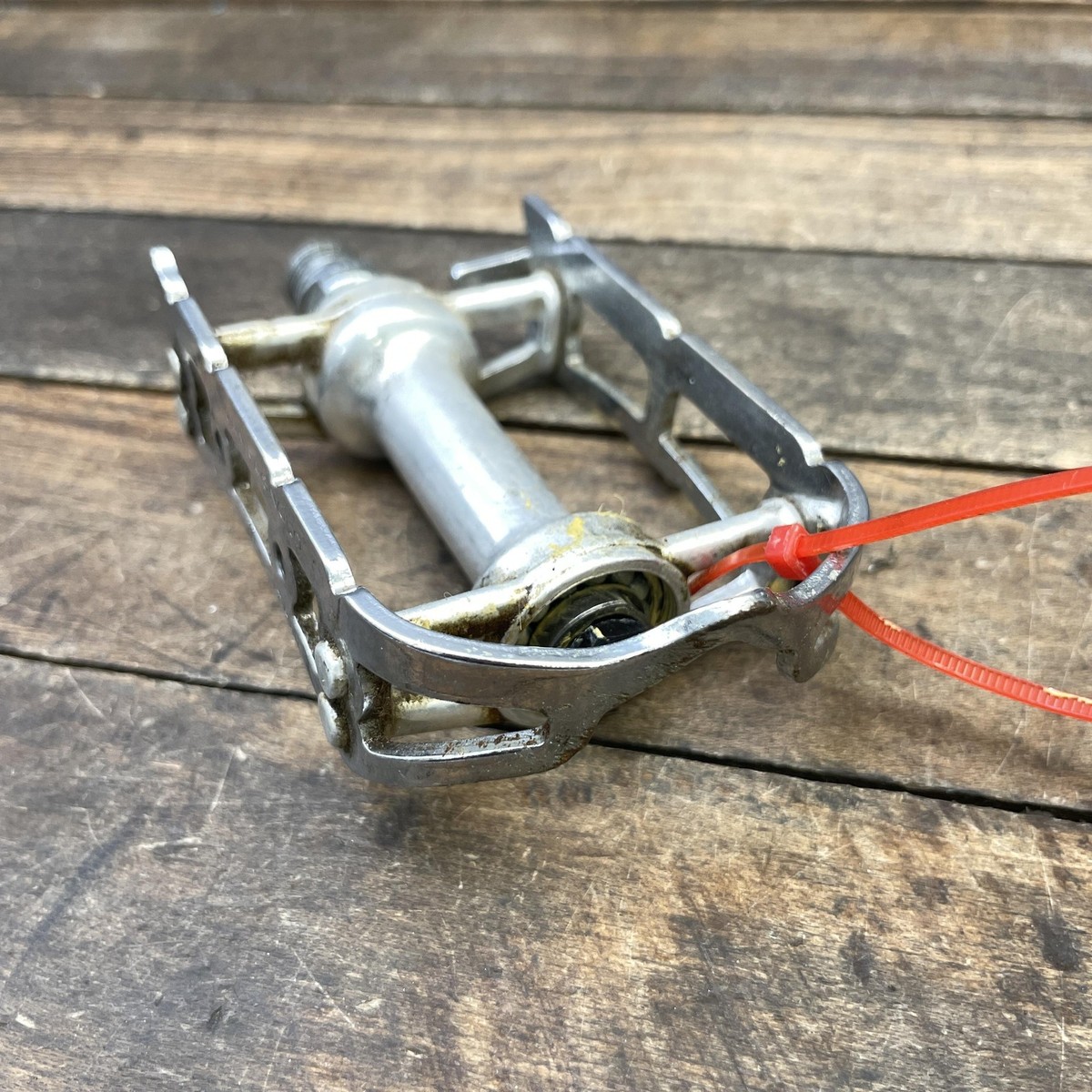 Vintage Campagnolo Record Road Platform Bike Pedals 9/16 Silver