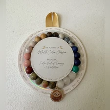 Women's Multi-Color Jasper Bracelet with Charm Protection Evil Eye