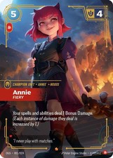 Annie - Fiery (001/024) - Origins Proving Grounds  (Riftbound TCG) Near Mint — live eBay listing