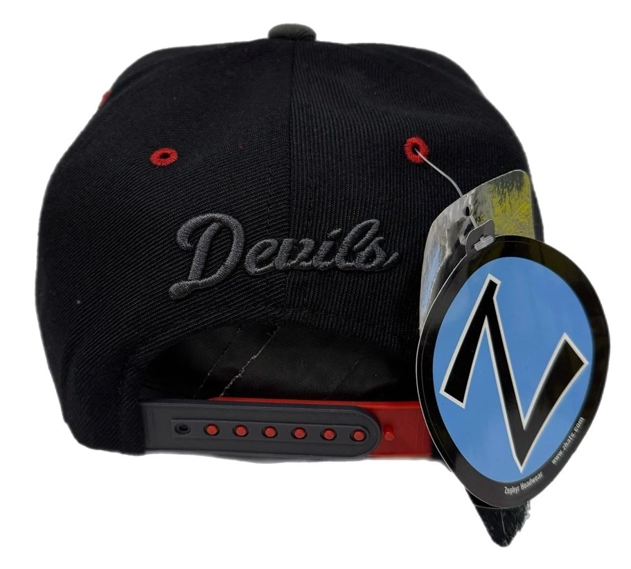 Zephy NHL New Jersey Devils RARE “Z11” Flat Bill SnapBack Hat BRAND NWT - Image 3 of 4