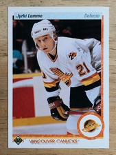 1990-91 Upper Deck #297 Jyrki Lumme RC
