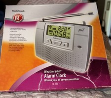 Radio Shack Weather Alert Radio NOAA w/LCD Alarm Clock 12-260