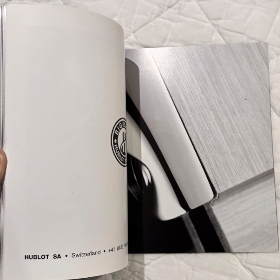 VERY RARE  Hublot Catalogue -NO WATCH INCLUDED image 5